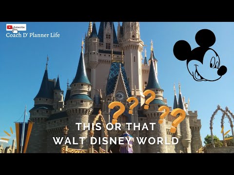 This or That Walt Disney World| Travel Plan with Me for Orlando Summer Vacation