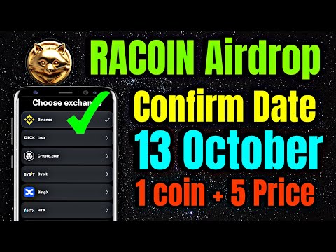 Racoin airdrop | 13 October Racoin Airdrop | racoin airdrop & listing date | racoin claim airdrop