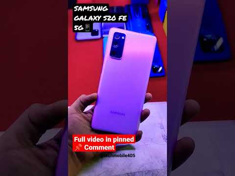 SAMSUNG GALAXY S20 FE 5G UNBOXING 📱📱FULL VIDEO IN PINNED 📌 COMMENT #techmobile #trending #shorts