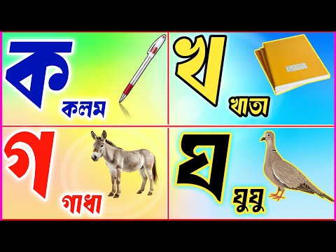 বাংলা ব্যঞ্জনবর্ণ বর্ণমালা | bangala alphabet | ka kha ga gha | banjonborno | বাংলা ব্যঞ্জনবর্ণ