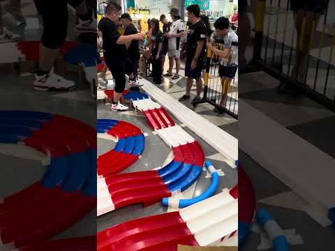 Open class kiddy racer vs adults Tamiya mini4wd road to Malaysia