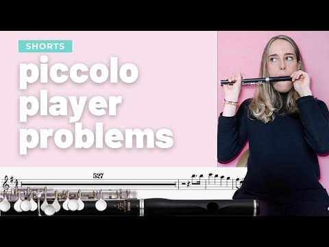 Piccolo player problems 😩