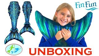 My First ATLANTIS MERMAID TAIL Unboxing and Swim in the Pool | Theekholms