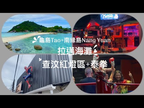 蘇梅島必玩景點 Koh Samui, Thailand龜島Tao＋南緣島Nang Yuan 拉邁海灘Lamai Beach 查汶紅燈區＋泰拳