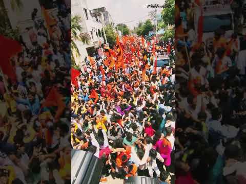 Nizamabad Hanuman Jayanthi Rally 2023 #viral #youtubeshorts #nizamabad #jaisriram