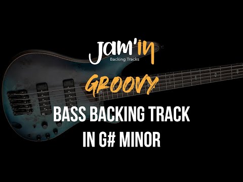 Groovy Bass Backing Track in G# Minor