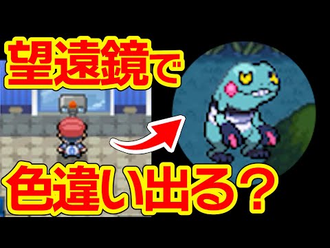 サファリの望遠鏡を3ヶ月見続けたら色違いは出るのか？【ポケモンプラチナ】