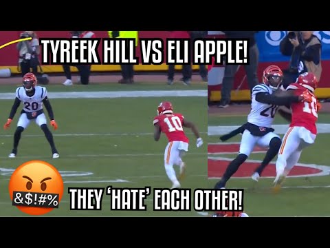 When Eli Apple MET Tyreek Hill! 😳 THEY ‘HATE’ EACH OTHER! Tyreek Hill Vs Eli Apple (WR vs CB) NFL