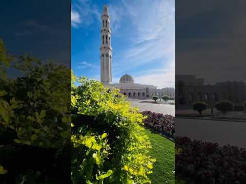 Sultan Qabool Grand mosque Muscat 🍀 #khareef #oman #salalah #green #nature  #vacation  #holidays