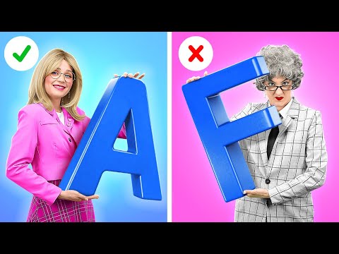 Back to School! Good Vs Bad Teacher! Hilarious School Hacks Funny Moments! Hide and Seek in School