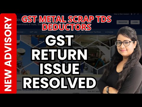 How to file GST TDS Return of Metal Scrap Dealers