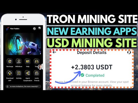 Free USDT Mining Website Today | TRON Earning Apps in 2024 | New USDT Grab Platform in 2024