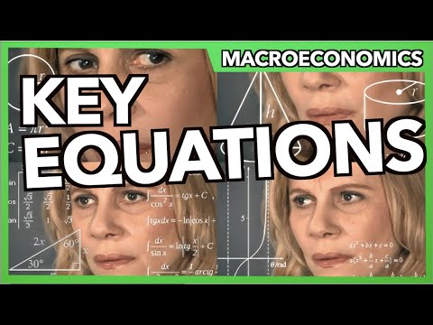 Macroeconomics Key Equations