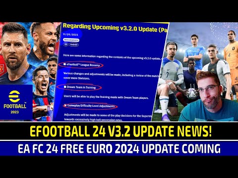 [TTB] EFOOTBALL 24 V3.2 NEWS AND UPDATES! - EA FC 24 FREE EURO CONTENT ON THE WAY!