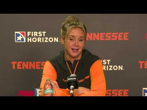 Tennessee's Coach Kim Caldwell met with the media in advance of Thursday's game vs. No. 6/4 LSU.