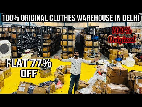 100% Original Branded shoes n Clothes || Branded Clothes Warehouse In Delhi || Retail n Wholesale