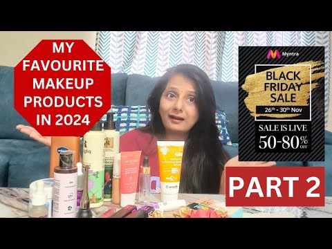 2024 के मेरे Makeup Product|| Honest Review | Myntra Black Friday sale 2024