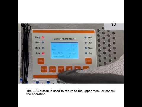 Acrel Electric | ARD2F Motor Protector—Function of The Display Unit 8 Buttons