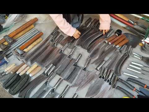 Hand crafted Knives, etc