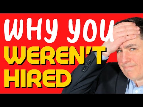 Why you weren't hired - What makes strong job applicants get REJECTED?