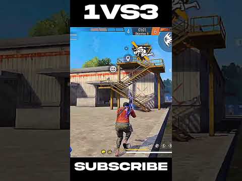 1vs3 | Woodpecker 🤯🪵| Jod or wot ?| #shorts #freefire