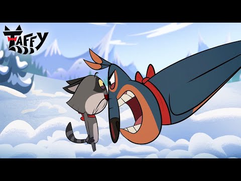 Snowbound Rivals: Taffy and Bentley Battle for the Hero of the Winter! 🥶|  Taffy