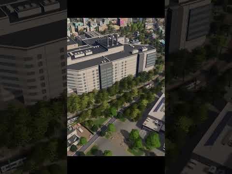 Timelapse of the Southport Transit Authority Brown Line commuter rail route - Cities Skylines