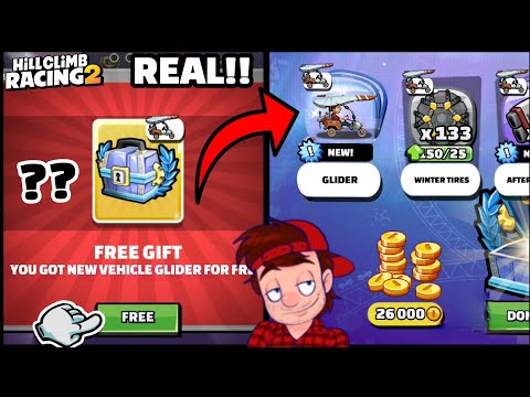 FREE GLIDER CHEST!! 😍 UNLOCK NOW BUT HOW TO CLAIM?? - Hill Climb Racing 2