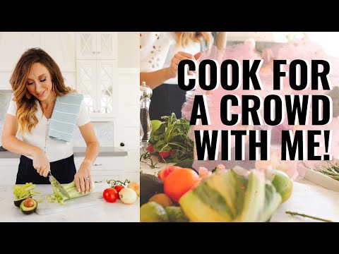 Cooking dinner for 16 people - on a budget! What I made, cooking tips, tricks, & hacks! Jordan Page