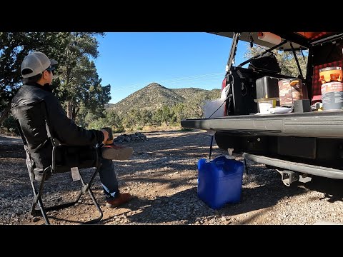 Winter is coming.. Solo Camping Near Las Vegas