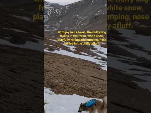 Dog short videos / Dog playing in snow #dog #shorts #puppy #snow