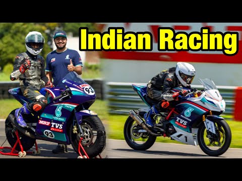 I WENT ON TRACK | Madras International Circuit | TVS RACING | National Championship Racing|GeekIndia