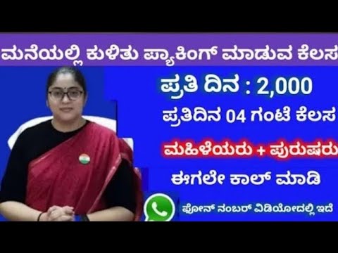 work From Home Job ಮನೆಯಲ್ಲಿ ಕುಳಿತು ಕೆಲಸ ಮಾಡಿ || how to make money || Software Development Engineer