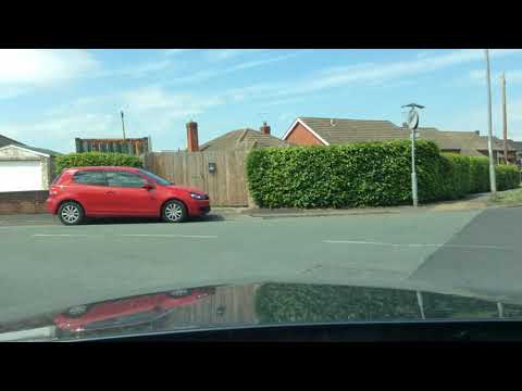 Crewe Green Roundabout from University Way 3rd Exit to Leighton Hospital, Driving Test Route Help