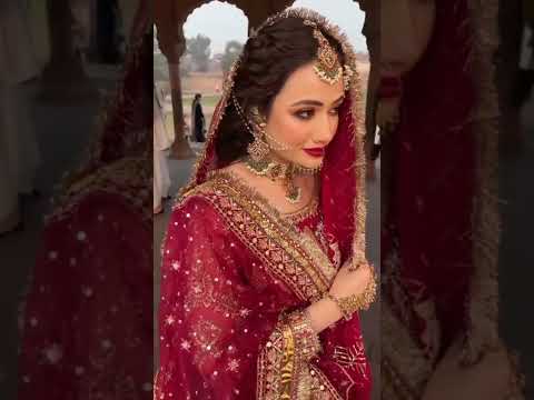 Sana Javed bridal shoot official video 💖 #sanajaved #shorts