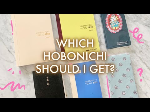 How to CHOOSE HOBONICHI PLANNERS that'll fit your needs //explained each planners for functionality.