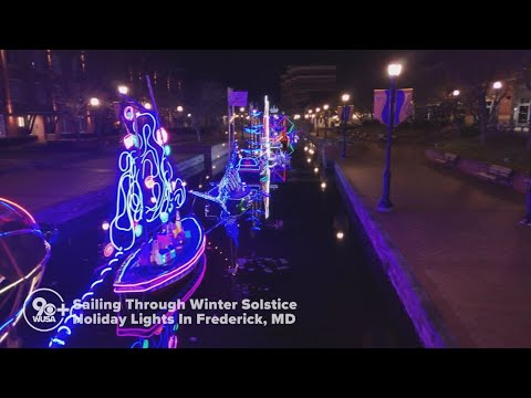 Sailing Through Winter Solstice | Holiday Lights In Frederick, Maryland