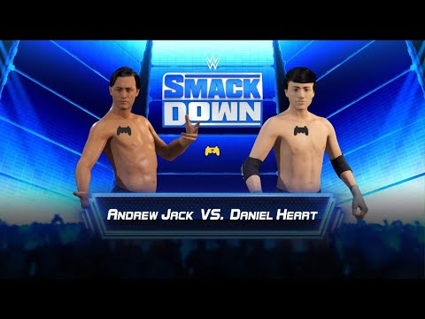 WWE 2K22 - AWA knockdown: Andrew Jack vs Daniel Heart