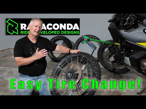 Rabaconda Tutorial - Easy Motorcycle Tire Change