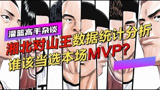 湘北对战山王数据统计及分析！三井和樱木，谁该当选本场MVP？