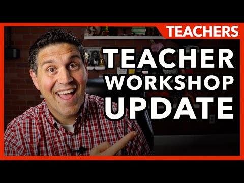 Teacher Workshop Update- Summer Location