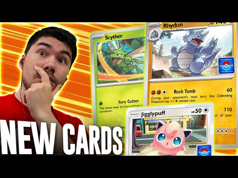 NEW POKEMON POCKET CARDS ! NEW JIGGLYPUFF + HAUNTER PROMO RETRAINS !