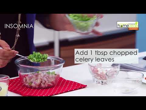 Best Food to Cure Insomnia| Easy Recipes - Tuna Salad| Homeveda Remedies