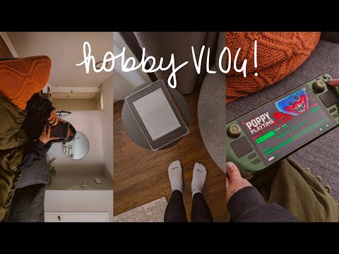 HOBBY VLOG: a full day of cozy fun hobbies!