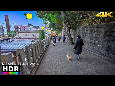 Japan - Tokyo walk to Kanagawa • 4K HDR