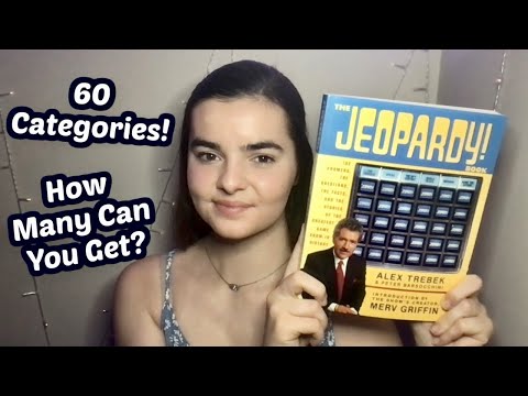 ASMR Could You Pass a Jeopardy Entrance Exam? | 60 Trivia Questions | Part 2