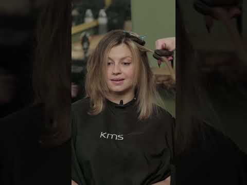 Beyond Hair with Sage Kinney | Before & After: Cassidy's Straight Blowout | #shorts | KMS Pro