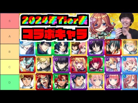 【ぺんぺん】2024年コラボキャラ俺的Tier表!!《前編》【ぺんぺん】