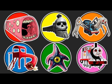 Spin Wheel Train Eater, Kereta Hantu, Thomas Lipan, Monster Gorka, Starro, Kereta Timothy