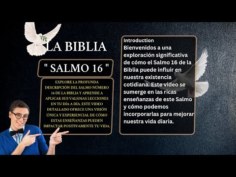 LIBRO DE LOS SALMOS: " SALMO 16 👉150 " UNA HERENCIA ESCOGIDA MICTAM DE DAVID.